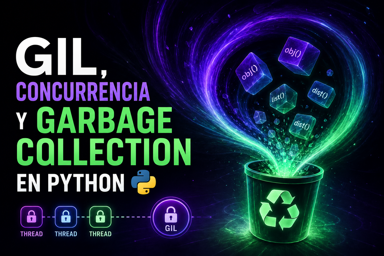 GIL, Concurrencia y Garbage Collection en Python