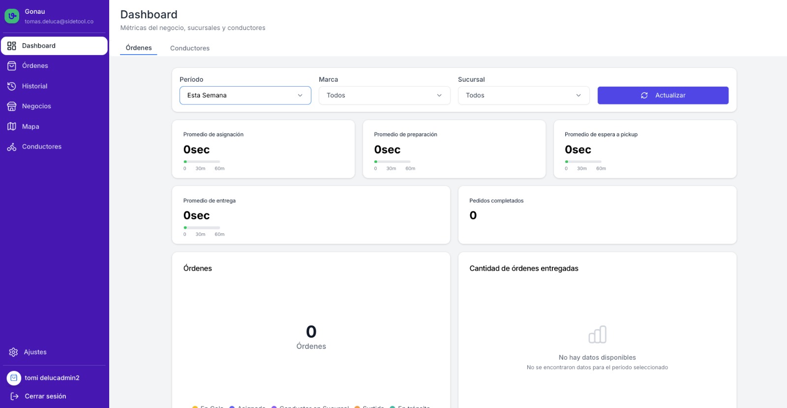 GONAU: All-in-One Platform for Real-Time Delivery Optimization Screenshot 2