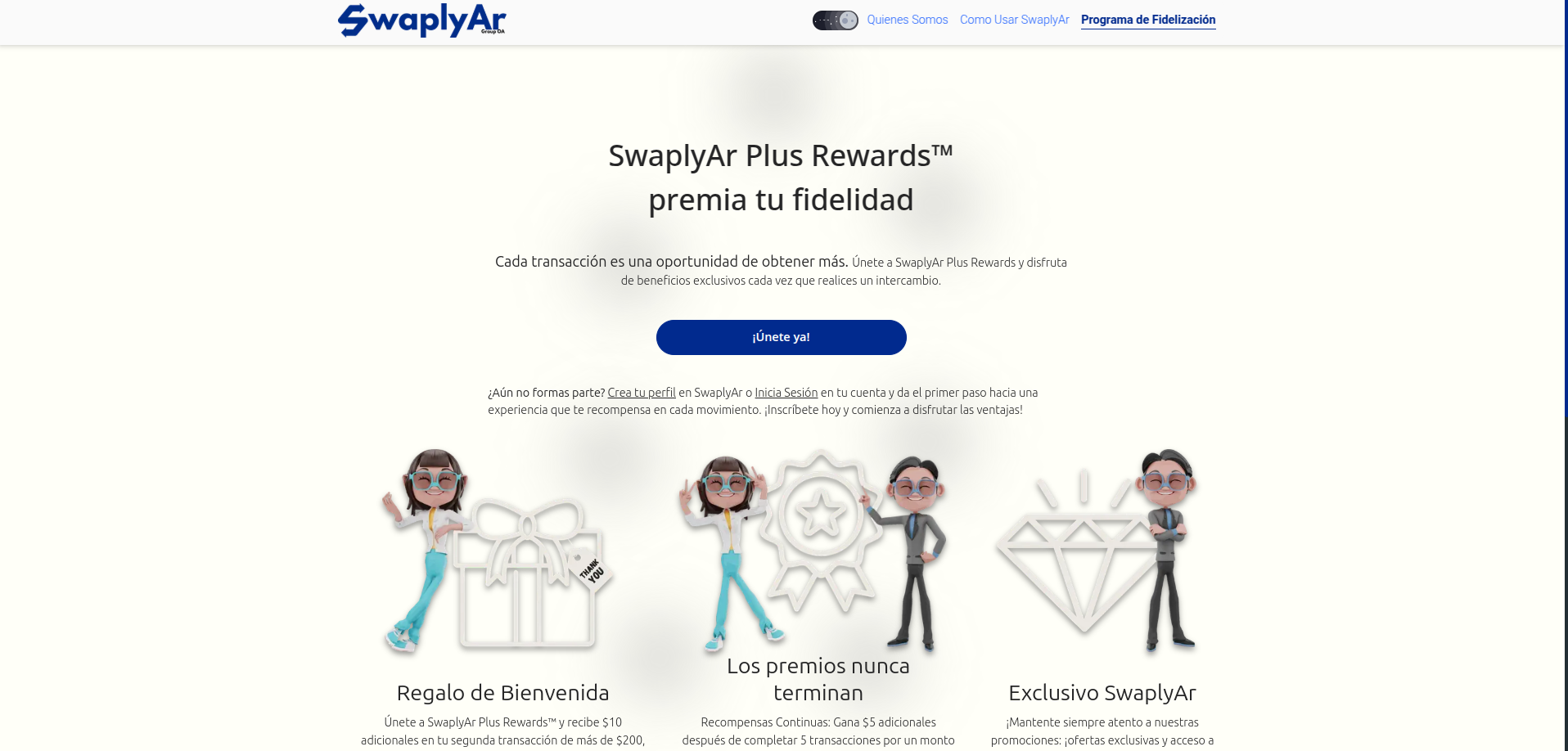 SwaplyAr Transaction Platform Screenshot 3