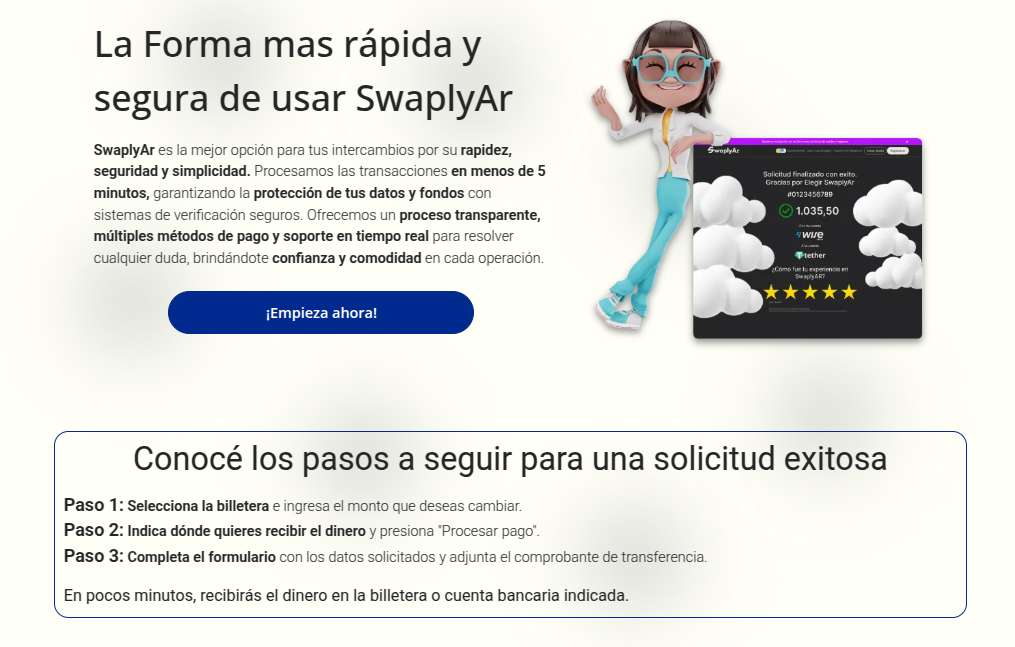 SwaplyAr Transaction Platform Screenshot 6