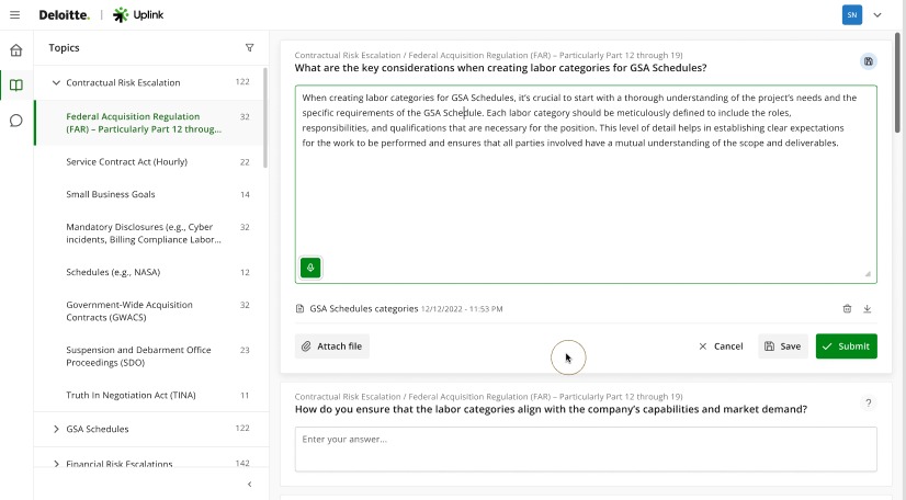 Uplink: Internal Company LLM RAG Chatbot platform Screenshot 6