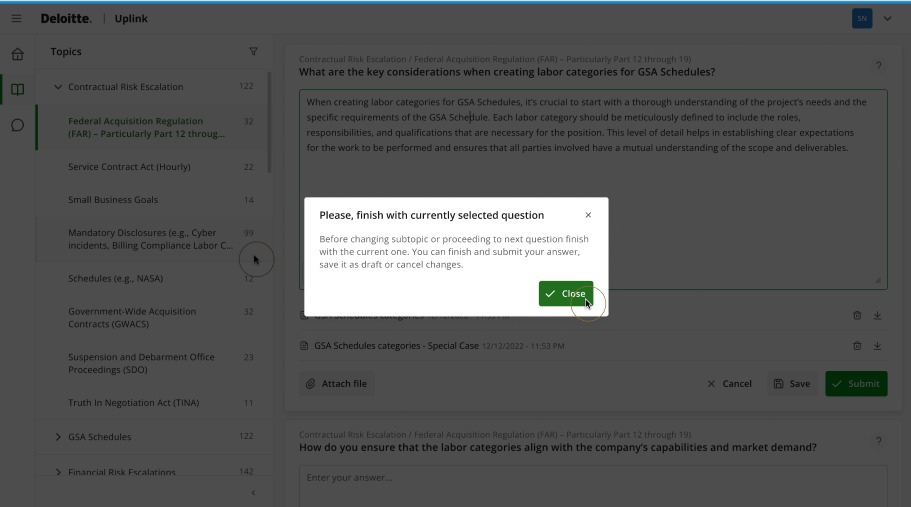 Uplink: Internal Company LLM RAG Chatbot platform Screenshot 9