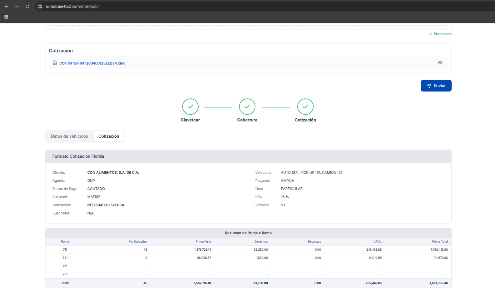Minca AI — AI-Powered Insurance Underwriting Platform — screenshot 4