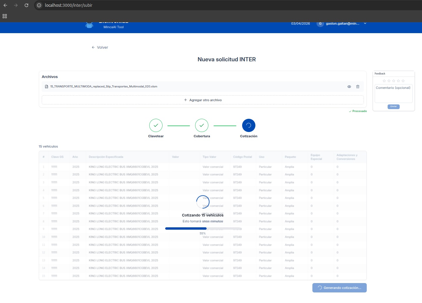 Minca AI — AI-Powered Insurance Underwriting Platform — screenshot 6