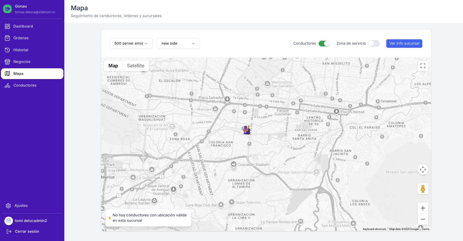 GONAU: All-in-One Platform for Real-Time Delivery Optimization Screenshot 3