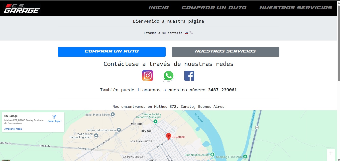 Mechanical Workshop Website Screenshot 1