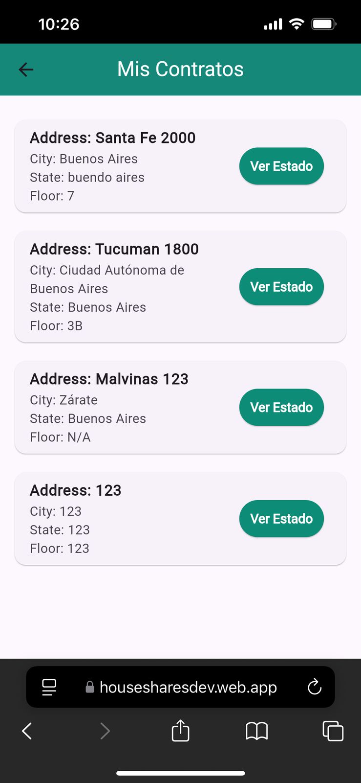 Real State Contracts App Screenshot 4