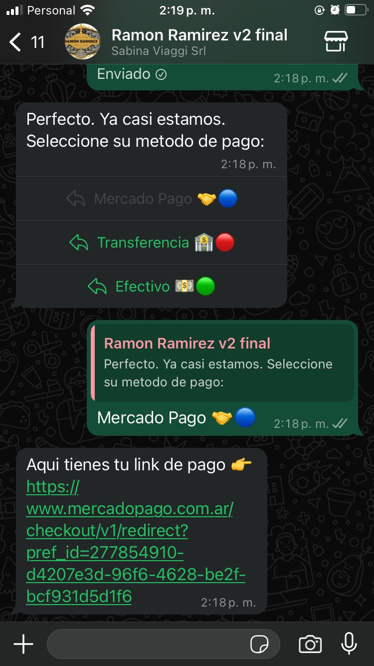 Chatbot Screenshot 1